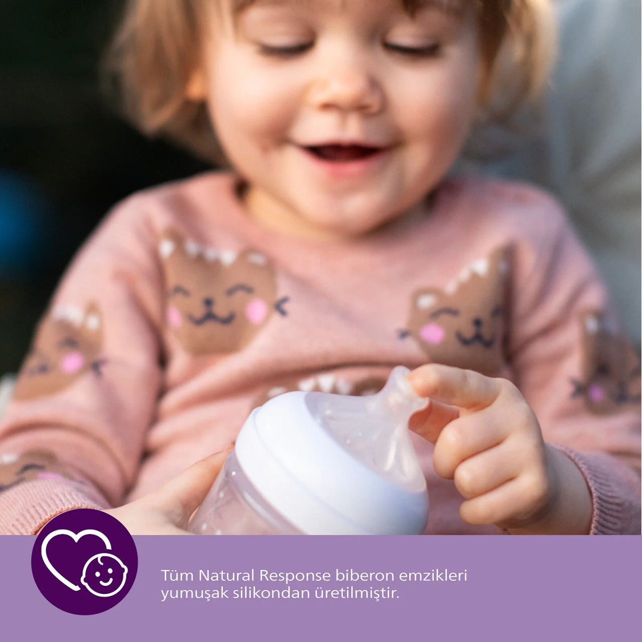 Philips Avent Doğal Tepkili Natural Response 2'Li Biberon Emziği No:2 0+ Ay - 6