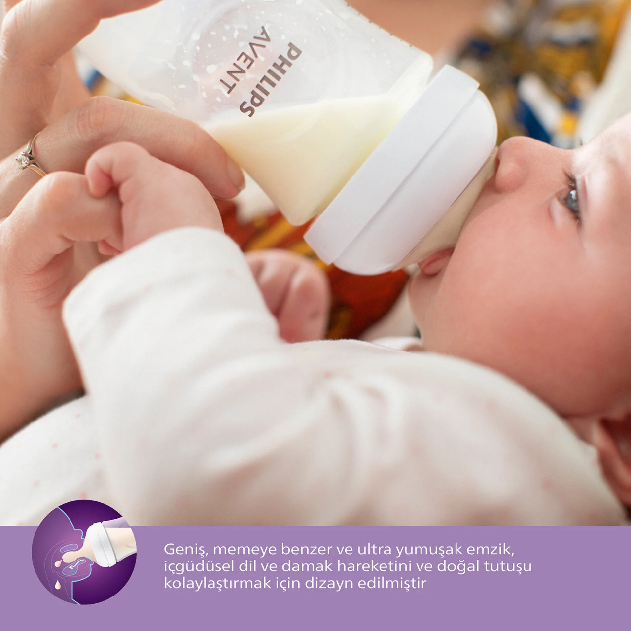 Philips Avent Doğal Tepkili Natural Response 2'Li Biberon Emziği No:3 1+ Ay - 3