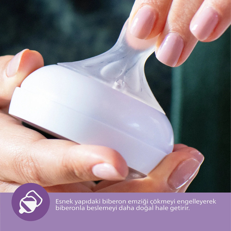 Philips Avent Doğal Tepkili Natural Response 2'Li Biberon Emziği No:4 3+ Ay - 8