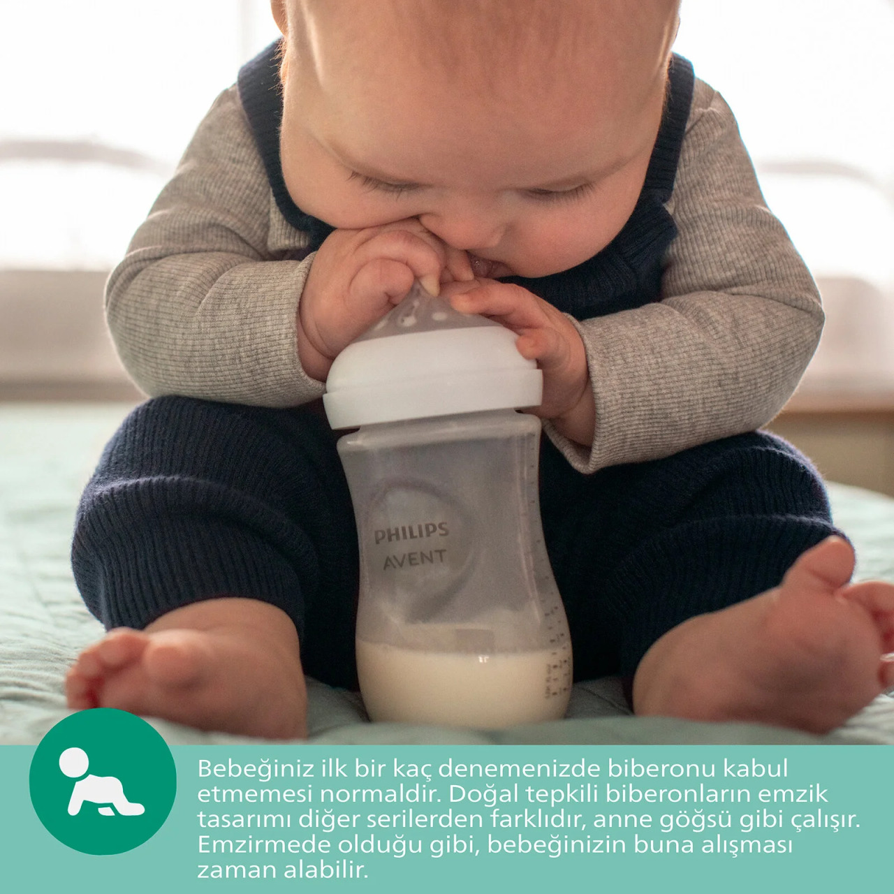 Philips Avent Doğal Tepkili Natural Response Cam Biberon 120 ml 0+ Ay - 9