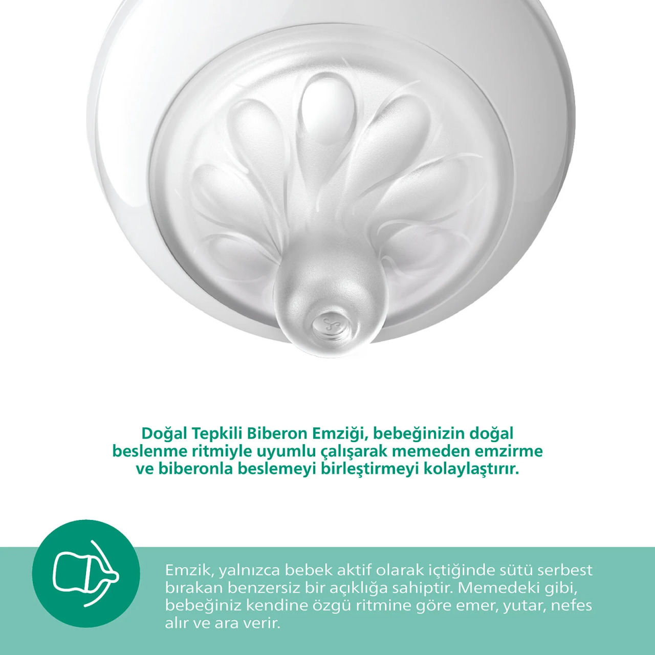 Philips Avent Doğal Tepkili Natural Response Cam Biberon 240 ml 1+ Ay - 2