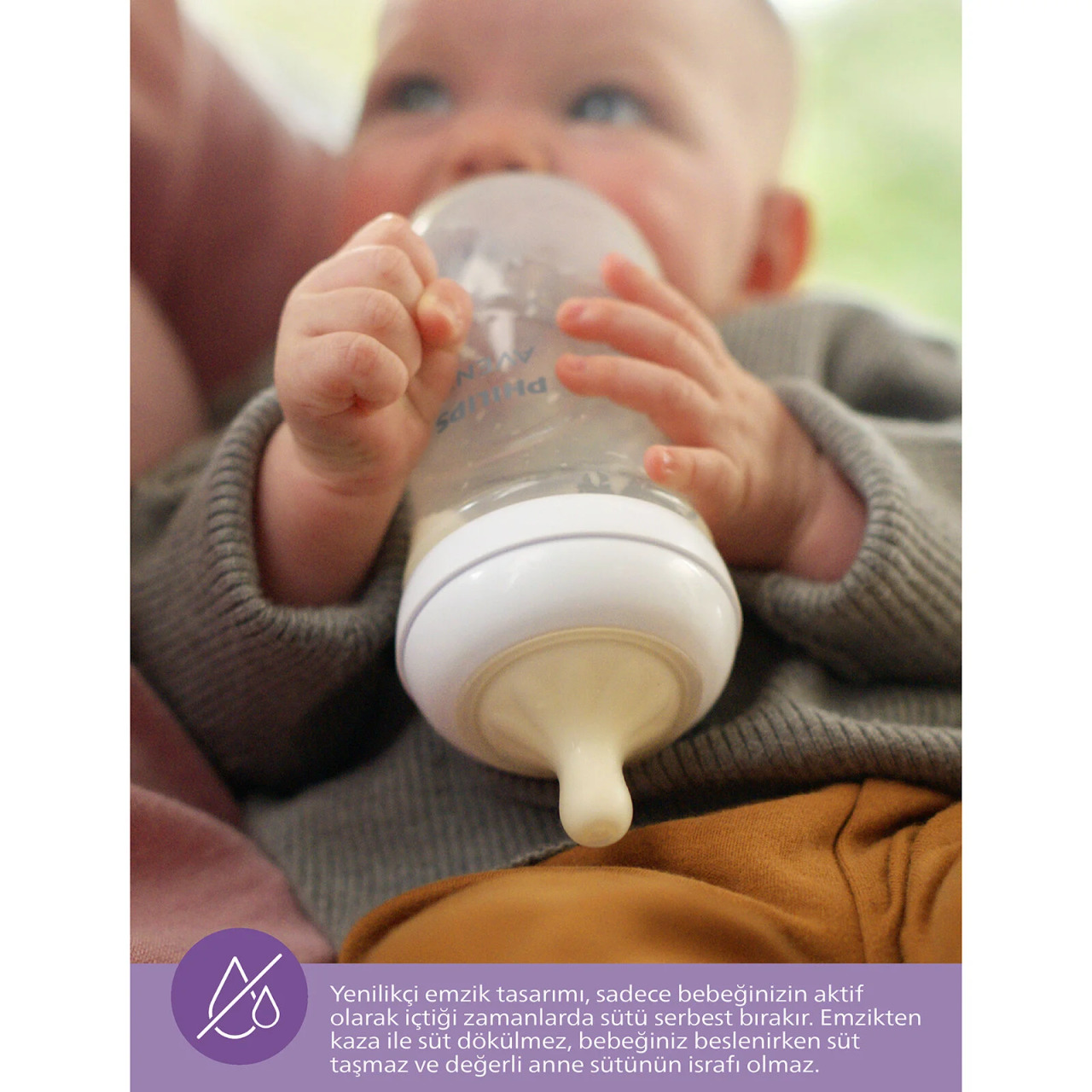 Philips Avent Doğal Tepkili Natural Response PP 2'Li Biberon Seti 260 ml 1+ Ay - 5