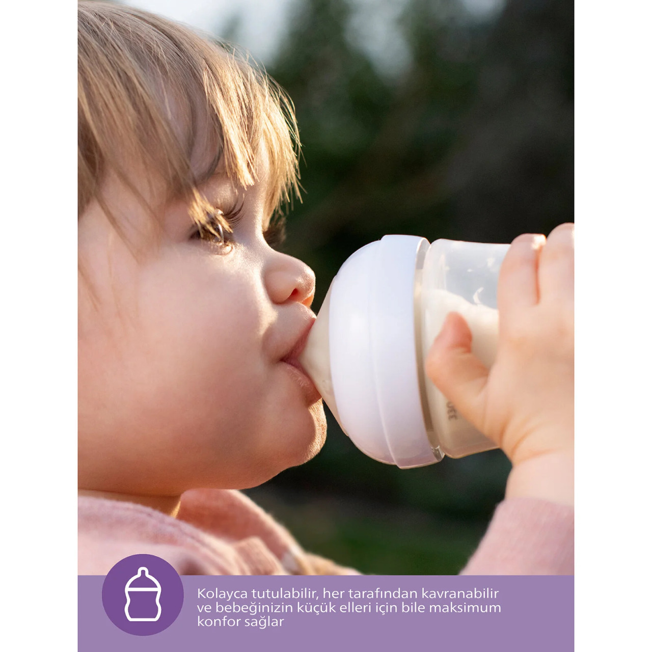 Philips Avent Doğal Tepkili Natural Response PP Biberon 260 ml 1+ Ay Mavi - 9