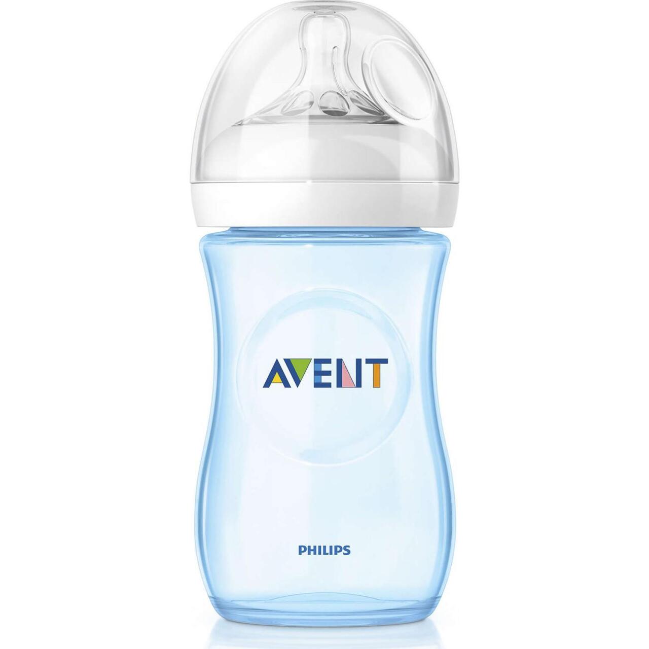 Philips Avent Natural PP Biberon 260 ml Mavi - 2