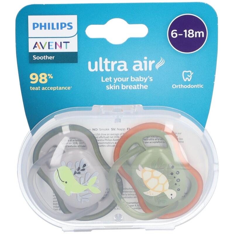 Philips Avent Ultra Air Emzik 6-18 Ay Erkek - 1