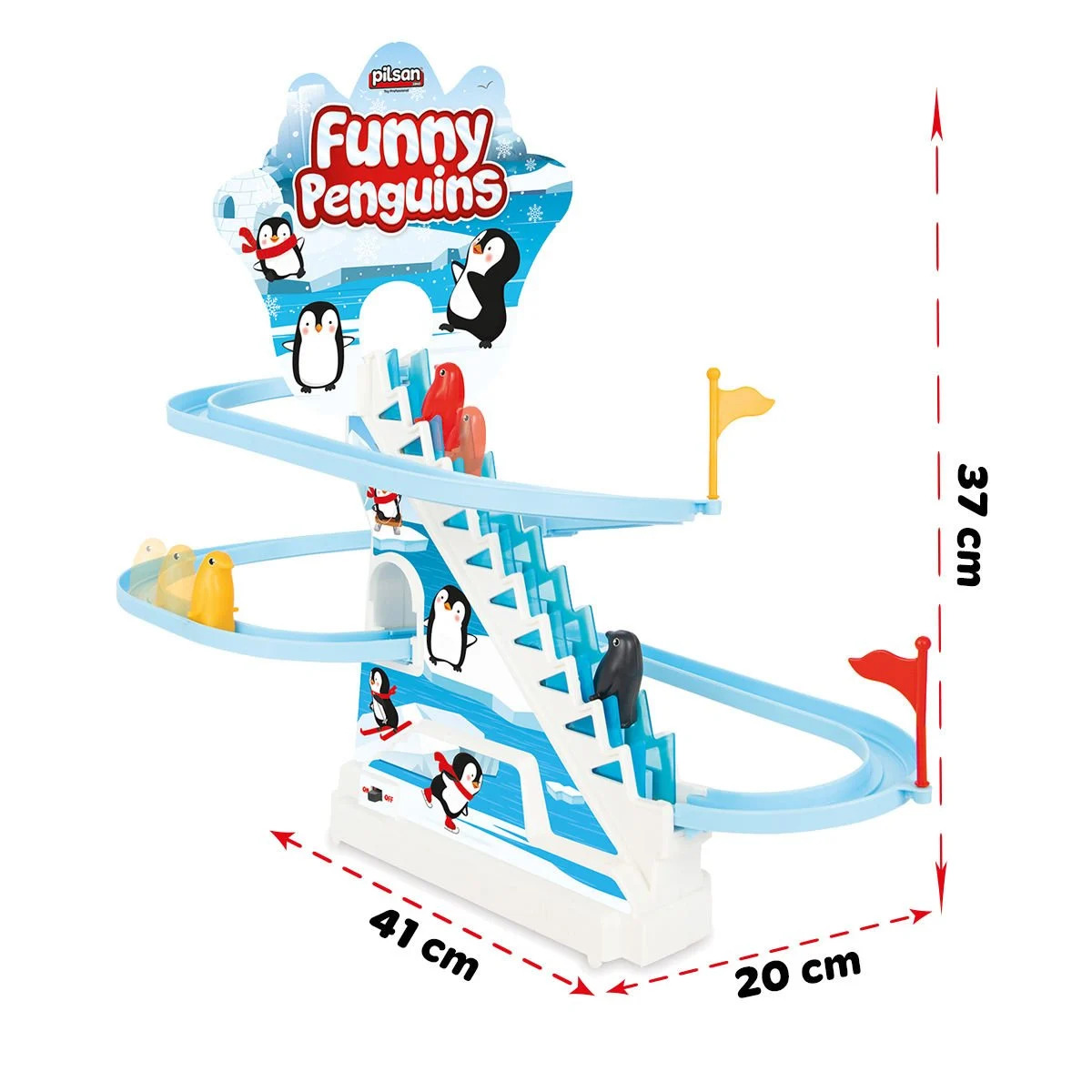 طيور البطريق بيلسان المضحكة 03-517 - 2