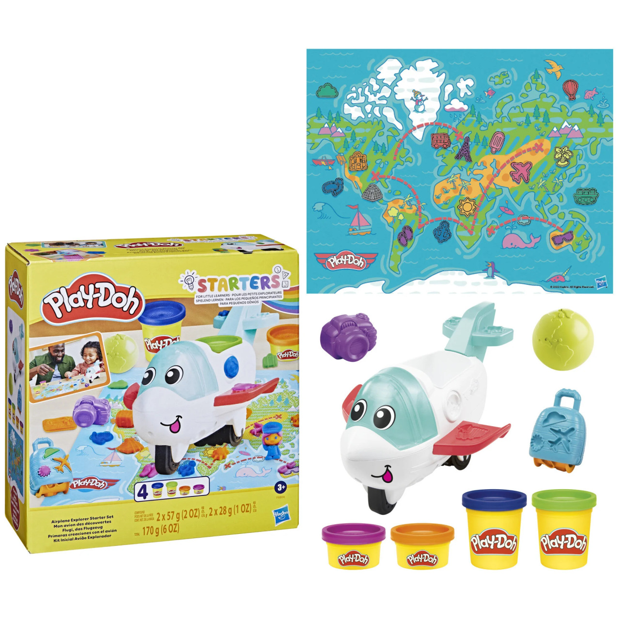 Play Doh Starters Eğlenceli Uçak Oyunu F8804 - 1
