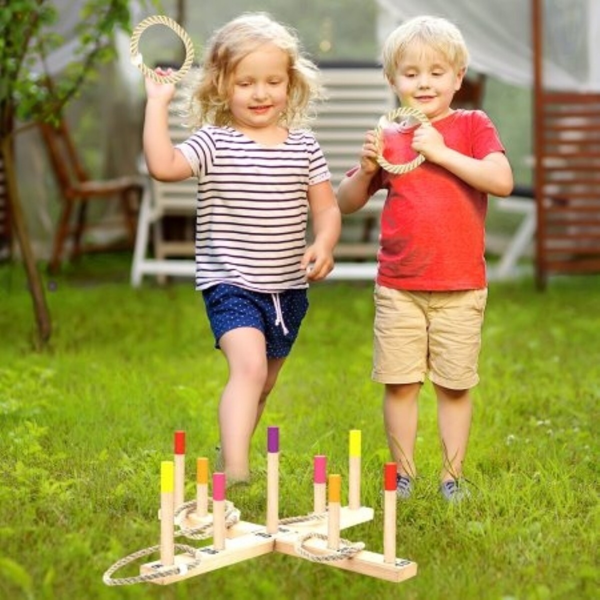 لعبة رمي الحلقات الخشبية من بلاي وود 352 - 2