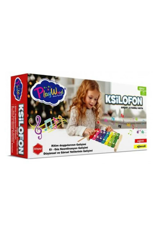PlayWood Ahşap 8 Farklı Notalı Ksilofon 405 - 1