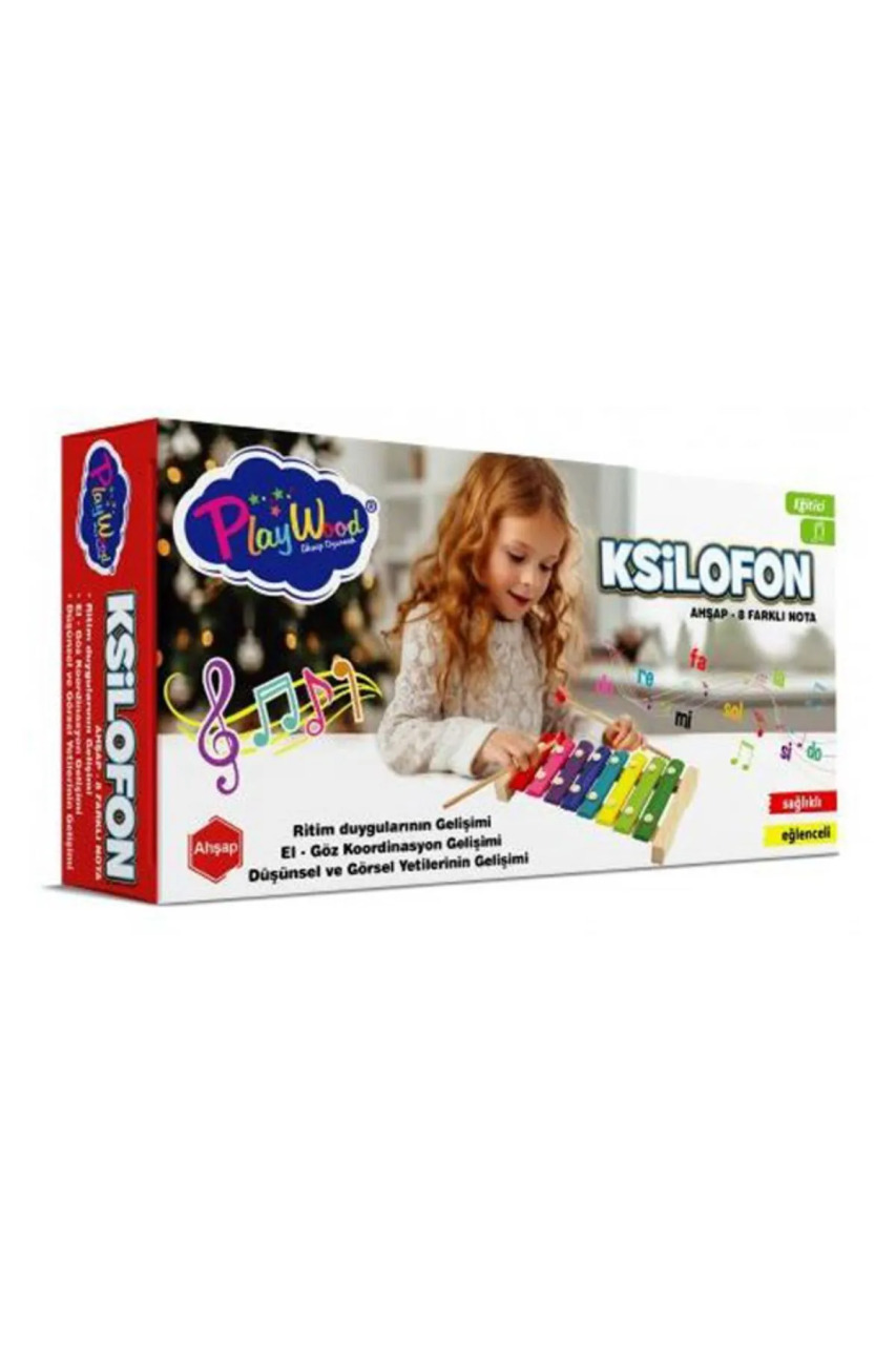PlayWood Ahşap 8 Farklı Notalı Ksilofon 405 - 1