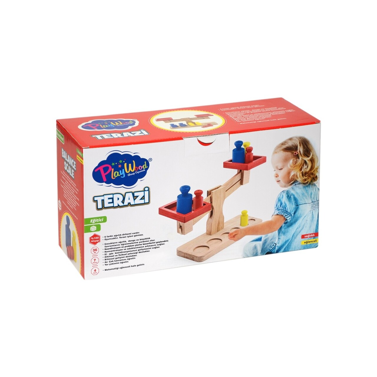 PlayWood Ahşap Kutulu Terazi 313 - 3
