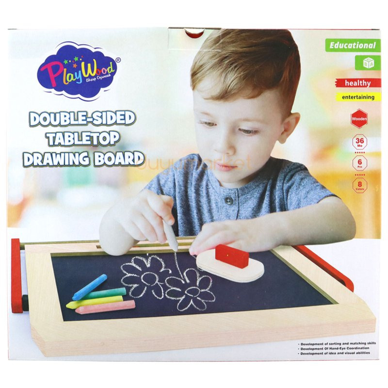 PlayWood Ahşap Masa Üstü Yazı Tahtası 385 - 5