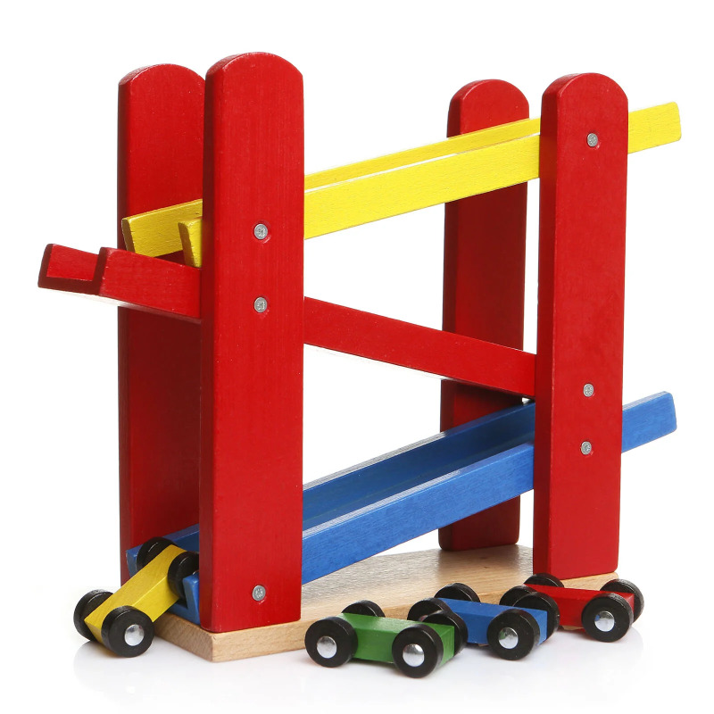 PlayWood Ahşap Otopark 5 Araba İlaveli 382 - 2