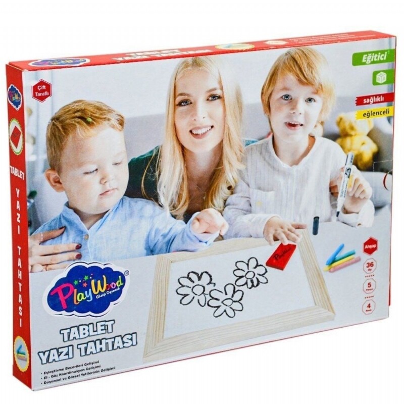 PlayWood Ahşap Tablet Yazı Tahtası 391 - 1