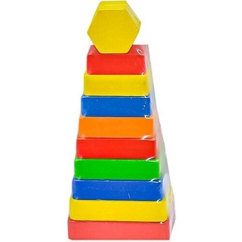 PlayWood Dikdörtgen Renkli Kule 393 - 2