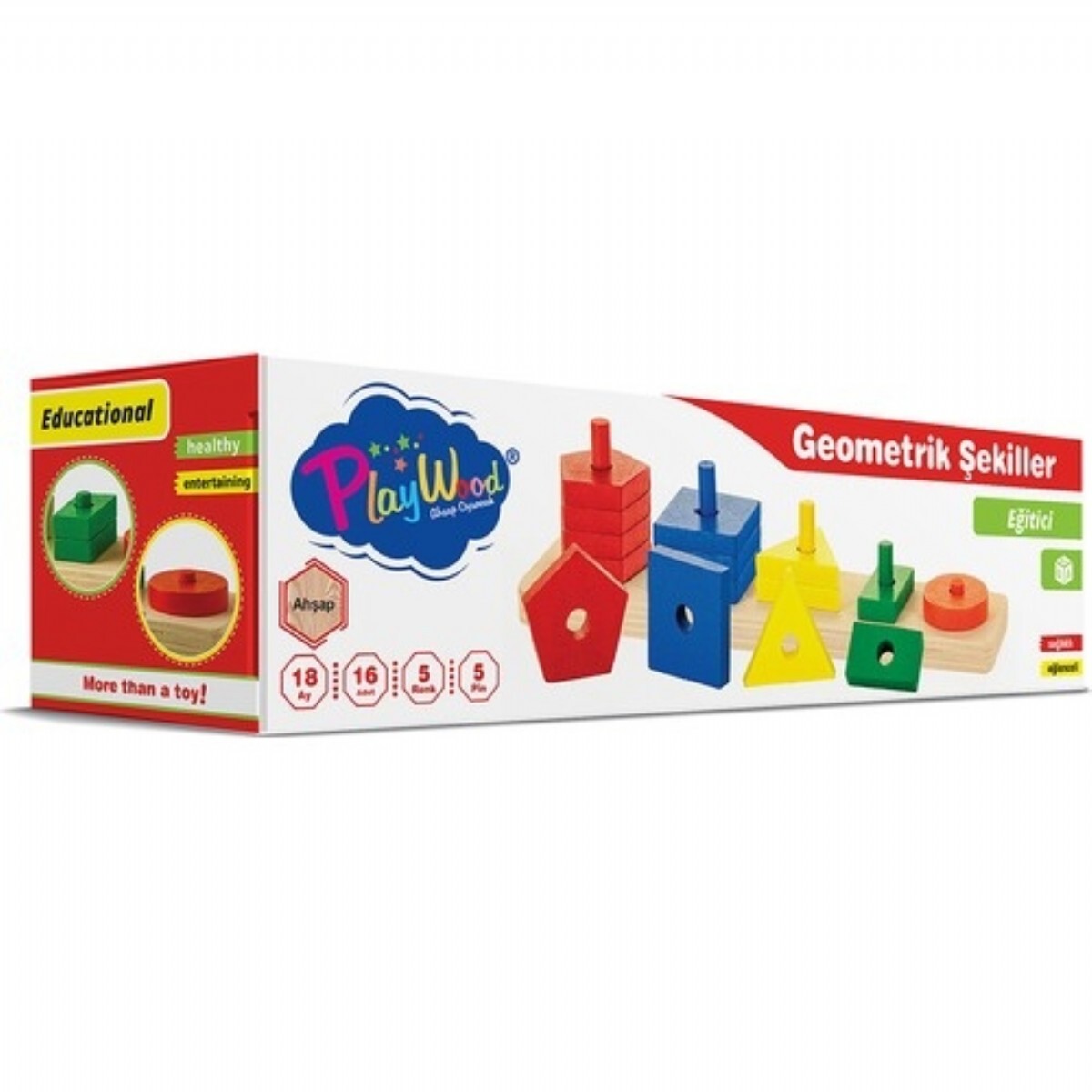 PlayWood Geometrik Şekiller 305 - 1