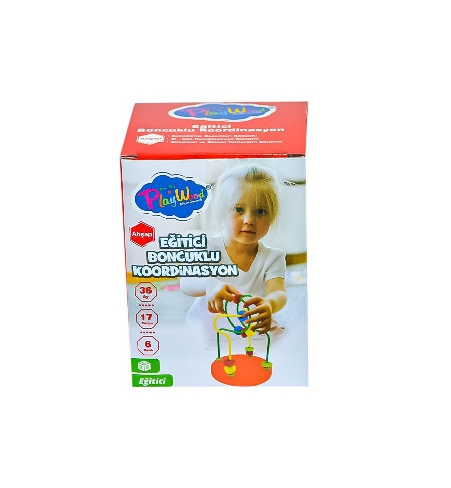 PlayWood Mini Boncuklu Kordinasyon - 1