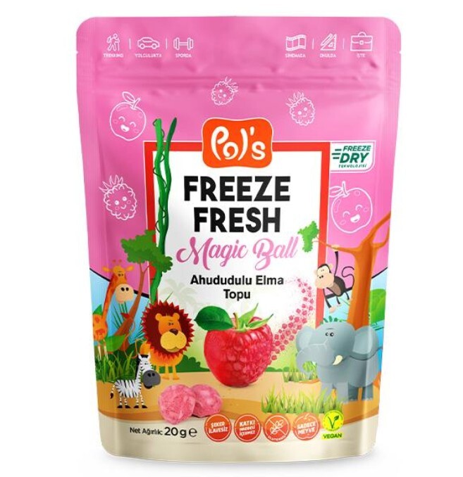 Pol’s Freeze Fresh Magic Ball Ahududulu Elma Topu 20 Gr - 2