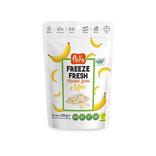 Pol’s Freeze Fresh Tropikal Serisi Muz 20 Gr - 1