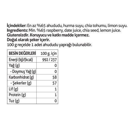 Pol’s Gurme Chia Tohumlu Şekersiz Ahududu Reçeli 285 Gr - 2