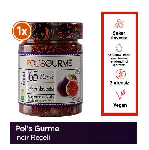 Pol’s Gurme Chia Tohumlu Şekersiz İncir Reçeli 380 Gr - 1