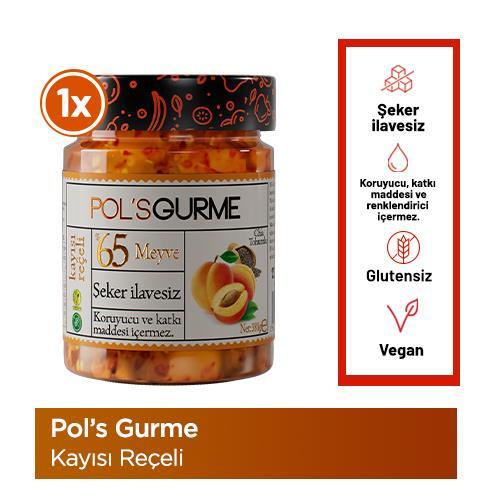 Pol’s Gurme Chia Tohumlu Şekersiz Kayısı Reçeli 380 Gr - 1