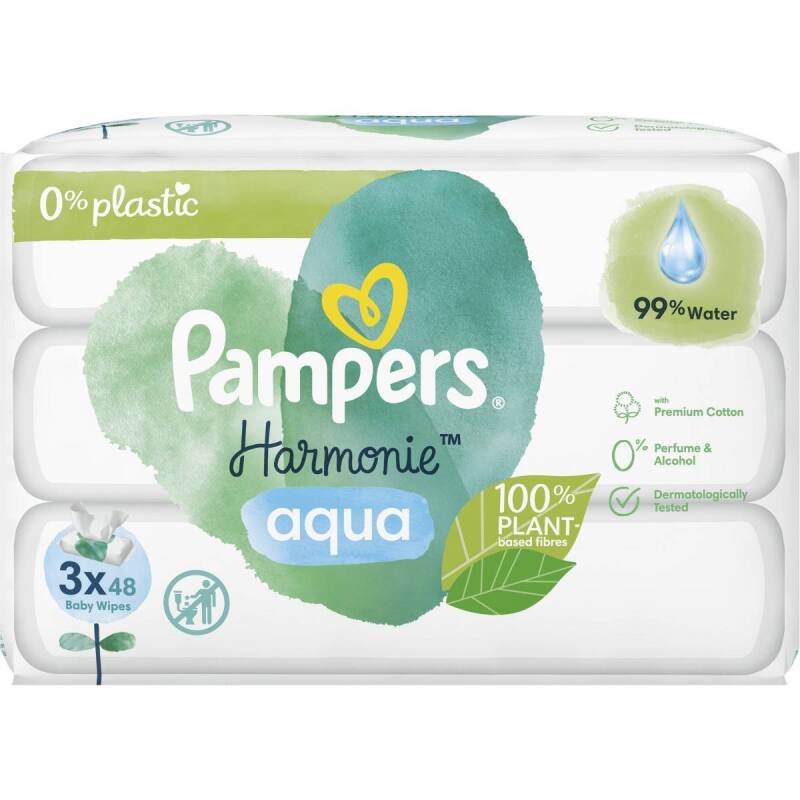 Prima Aqua Pure Islak Havlu Mendil 3'Lü 144 Yaprak - 1