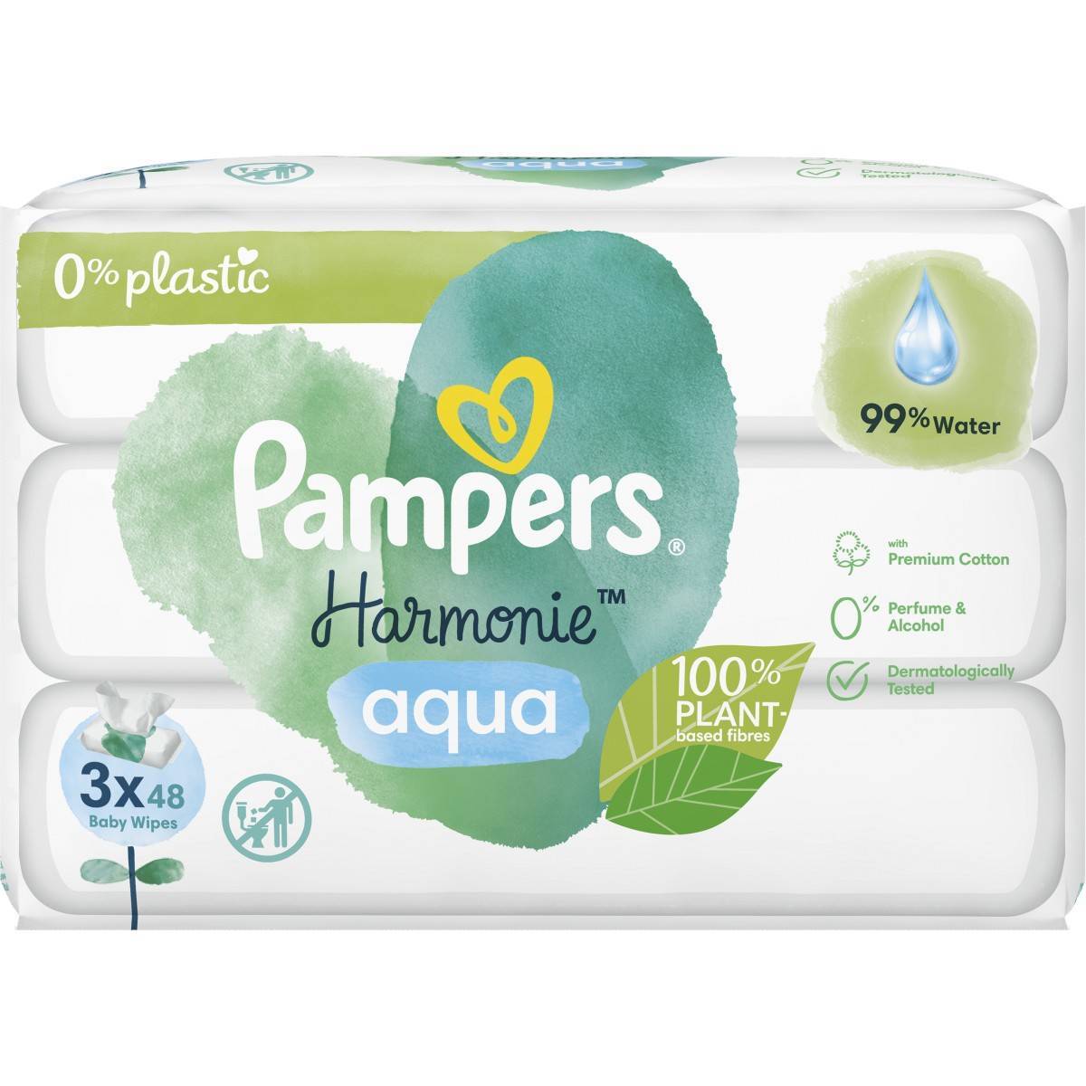 Prima Aqua Pure Islak Havlu Mendil 3'Lü 144 Yaprak - 1