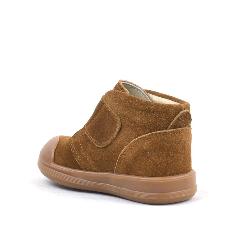 حذاء أطفال يوهو من الجلد الطبيعي بلون بني للجنسين من راكر بلاس - 3