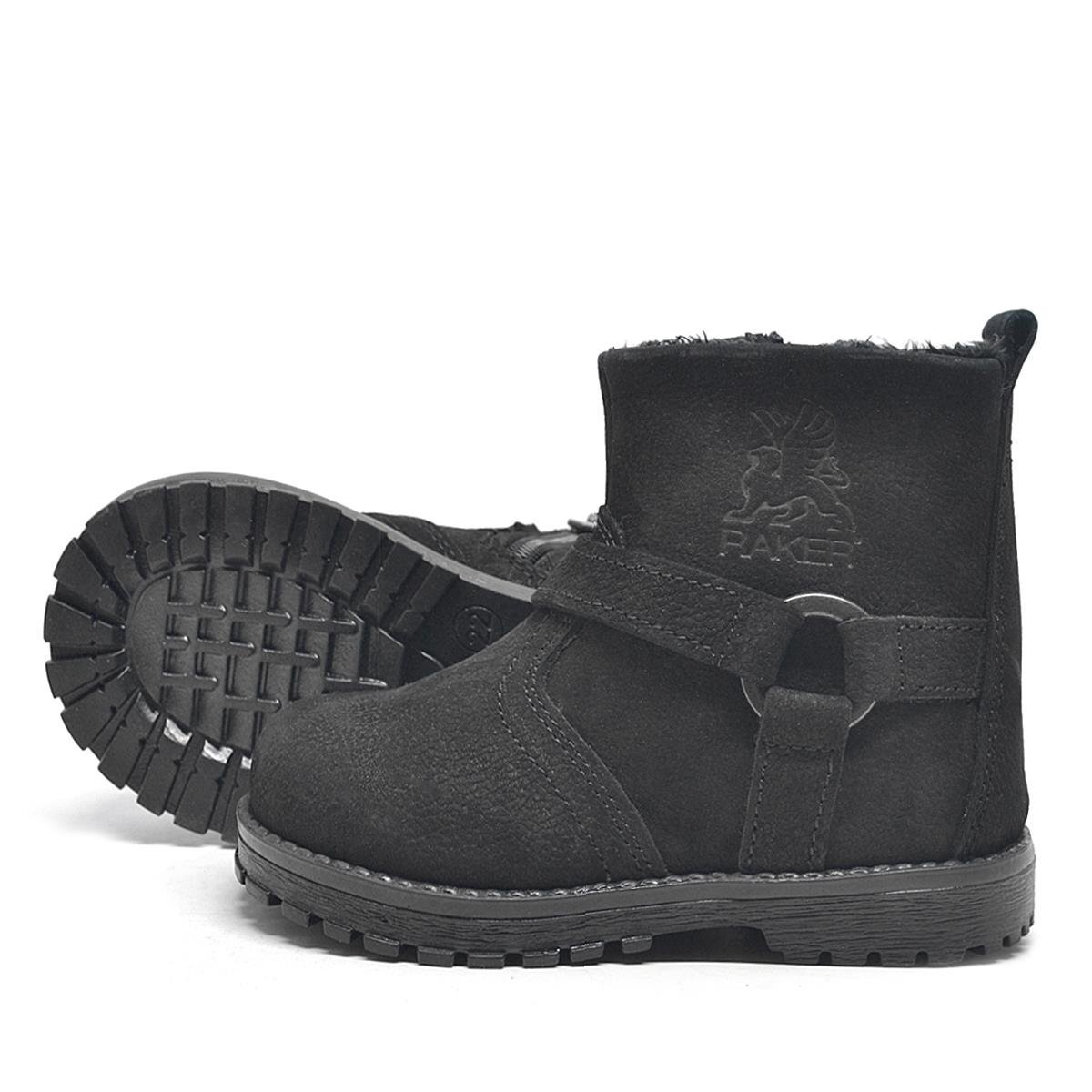 حذاء أطفال شتوي بسحاب من الجلد الطبيعي من راكر بلاس تشيرون - 5