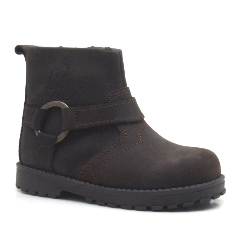 حذاء أطفال شتوي بسحاب من الجلد الطبيعي من Rakerplus Chiron - Rakerplus