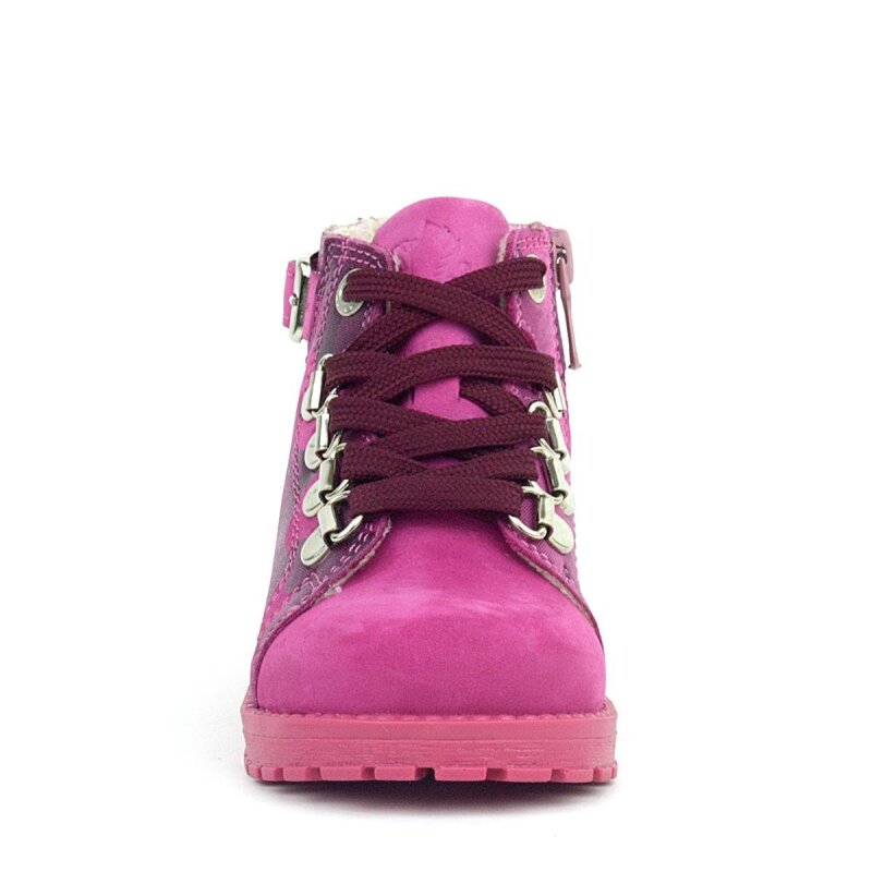 حذاء أطفال جريفون من راكر بلاس، مصنوع من الجلد الطبيعي، بتصميم مموه وردي - 3