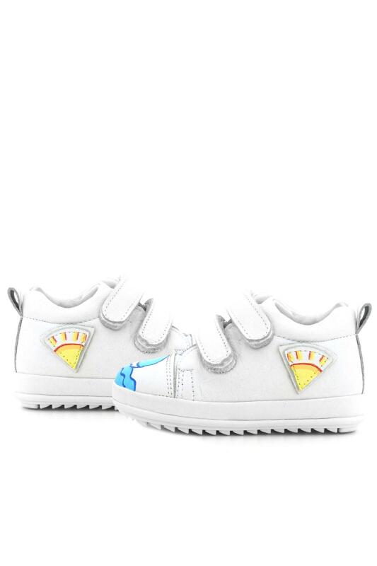 حذاء Rakerplus Tbons بتصميم خاص من الجلد الطبيعي باللون الأبيض من First Step - 8