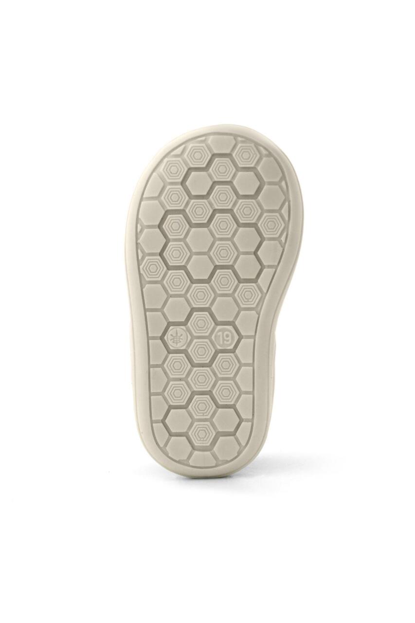 صندل شون من الجلد الطبيعي من راكر بلاس، أبيض أرجواني، مع شريط فيلكرو تشريحي للأطفال - 10