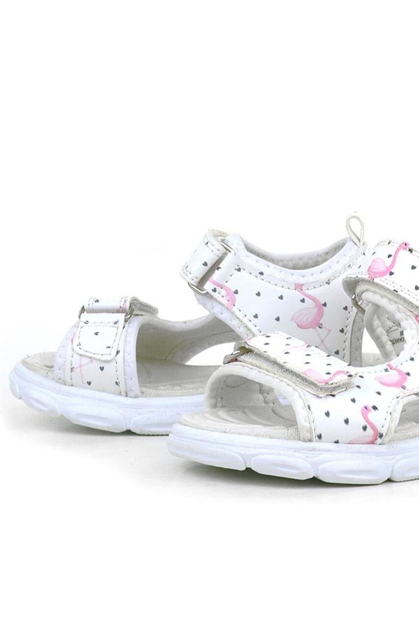 حذاء راكر بلاس الأبيض بشريط فيلكرو للأطفال - 7