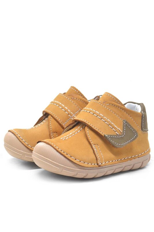 حذاء أطفال راكر بلاس بوباي من الجلد الطبيعي باللون البني من فيرست ستيب للجنسين - 3