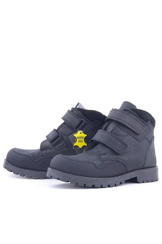 حذاء رياضي للأولاد من جلد نوبوك طبيعي من راكر بلس بيكسل بشريط فيلكرو أسود - 5