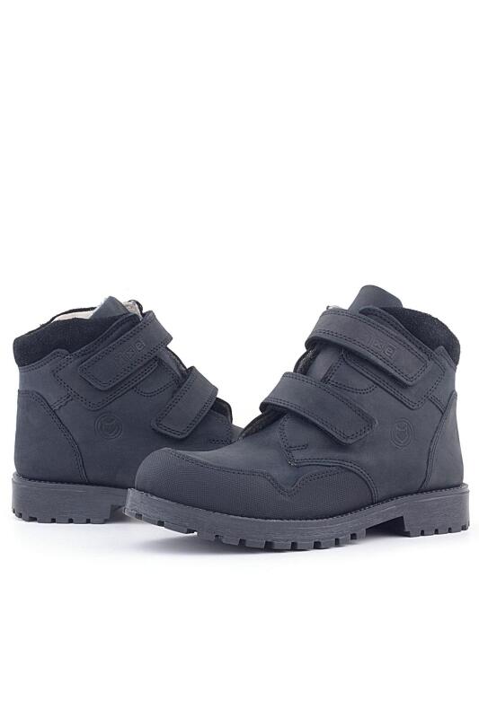 حذاء رياضي للأولاد من جلد نوبوك طبيعي من راكر بلس بيكسل بشريط فيلكرو أسود - 7