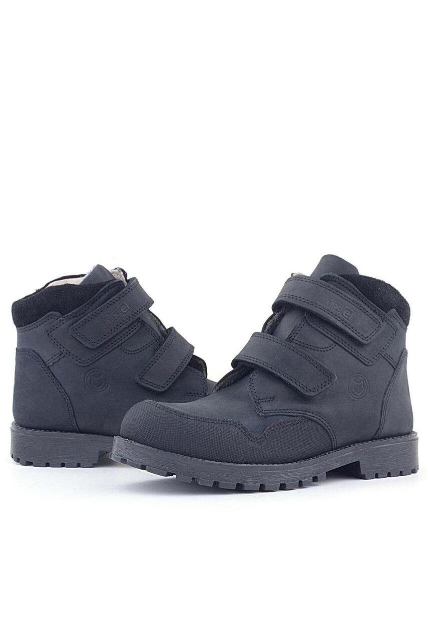 حذاء رياضي للأولاد من جلد نوبوك طبيعي من راكر بلس بيكسل بشريط فيلكرو أسود - 7