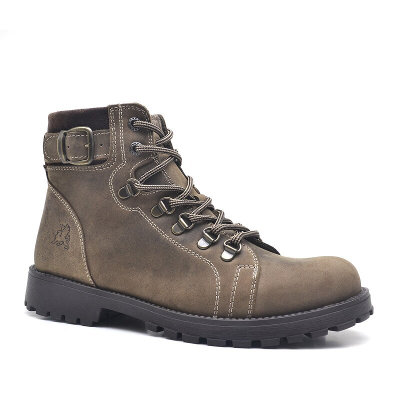 حذاء شتوي للأطفال من جلد طبيعي بسحاب من Rakerplus Griffon - Rakerplus