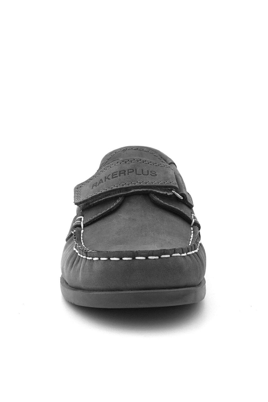 حذاء Rakerplus Simurg من الجلد الطبيعي باللون الرمادي للأولاد - 3