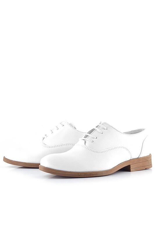 حذاء كلاسيكي للأطفال برباط من راكر بلاس بلون أبيض دخاني - 4