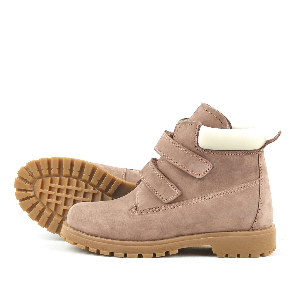 حذاء بناتي من الجلد الطبيعي من راكر بلاس نيسون مع شريط فيلكرو - 6