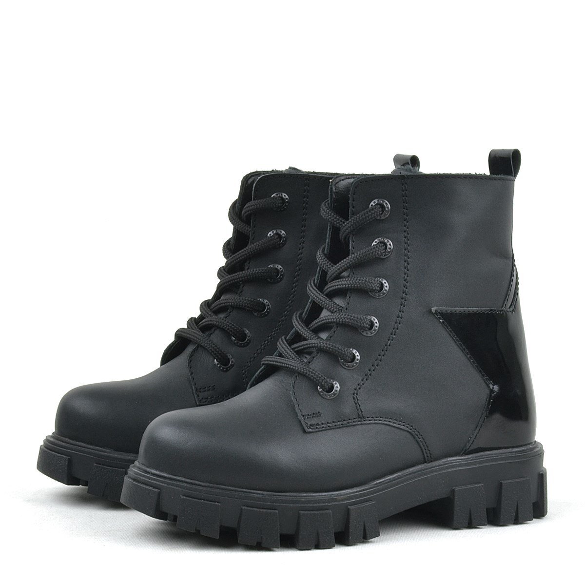 حذاء راكر بلاس بلاك ستار للبنات بتفاصيل - 4