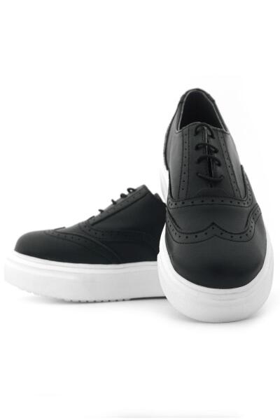 حذاء أوكسفورد كلاسيكي للأطفال من راكر بلس مصنوع من الجلد الطبيعي باللون الأسود ونعل خفيف - 9