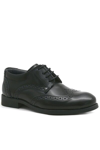 حذاء كلاسيكي للأولاد من راكر بلاس تيتان مصنوع من الجلد الطبيعي باللون الأسود اللامع - 2