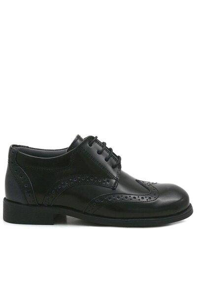 حذاء كلاسيكي للأولاد من راكر بلاس تيتان مصنوع من الجلد الطبيعي باللون الأسود اللامع - 3