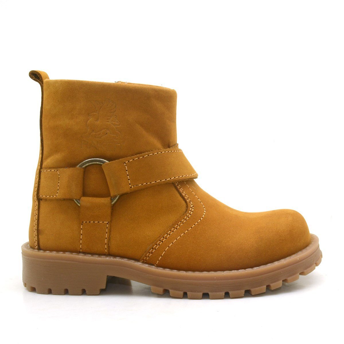 Rakerplus Chiron Hakiki Deri Sarı Fermuarlı Unisex Çocuk Çizme - 2