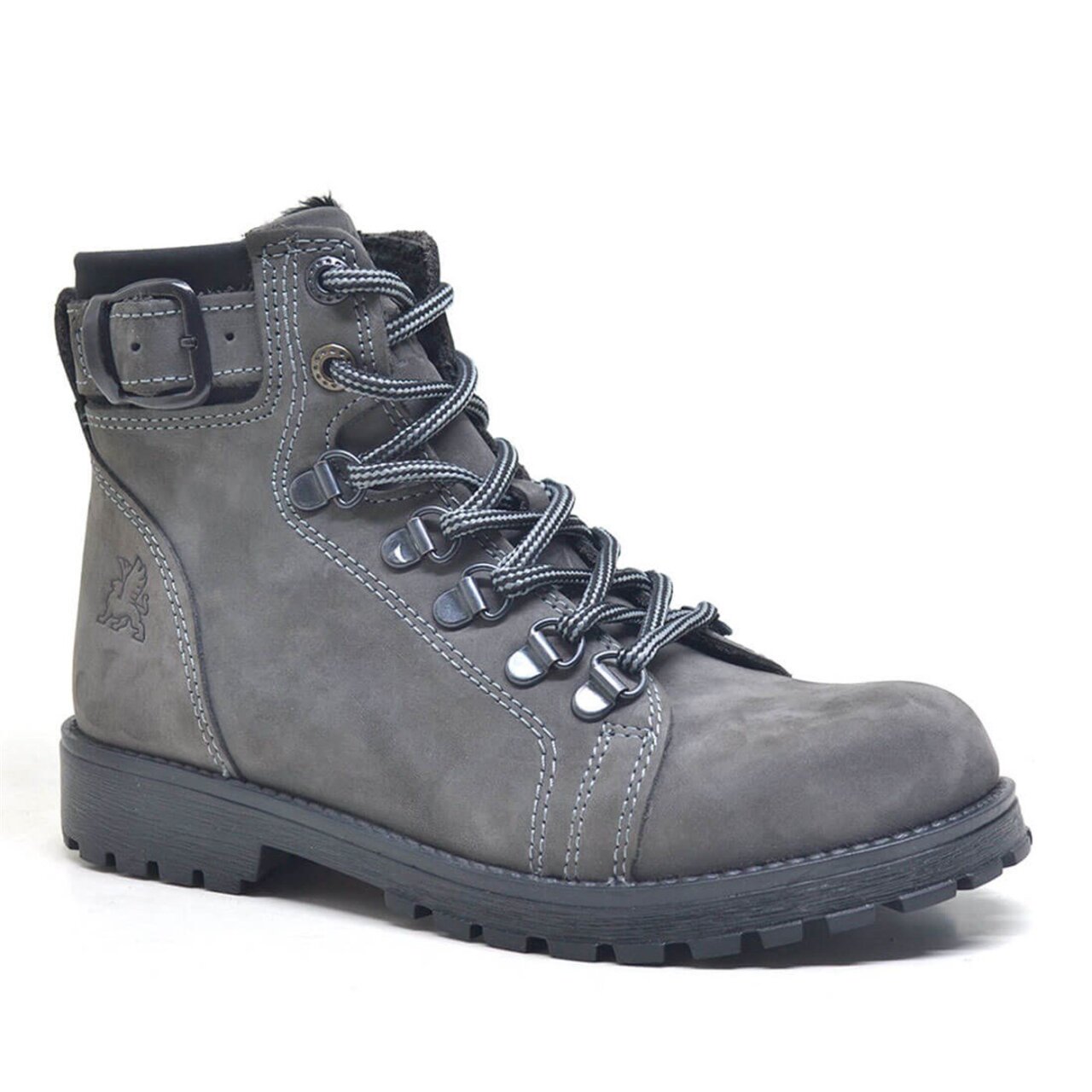 Rakerplus Griffon Hakiki Deri Fermuarlı Kışlık Unisex Çocuk Bot - 1
