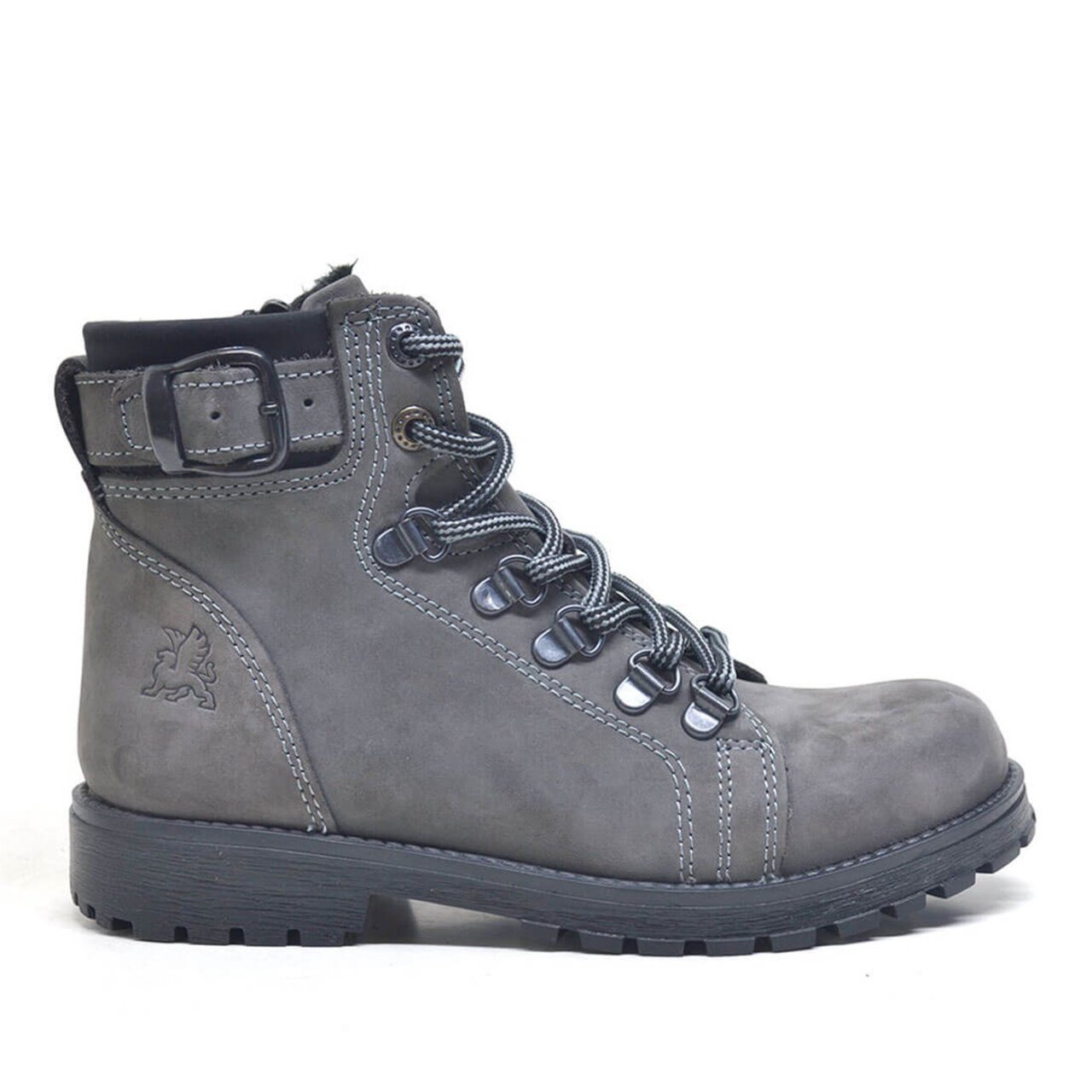 Rakerplus Griffon Hakiki Deri Fermuarlı Kışlık Unisex Çocuk Bot - 2